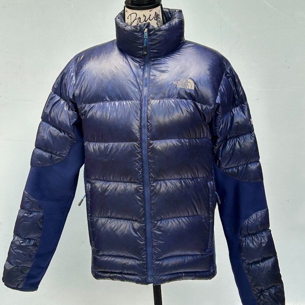 North Face Jacket Blue Puffer Small